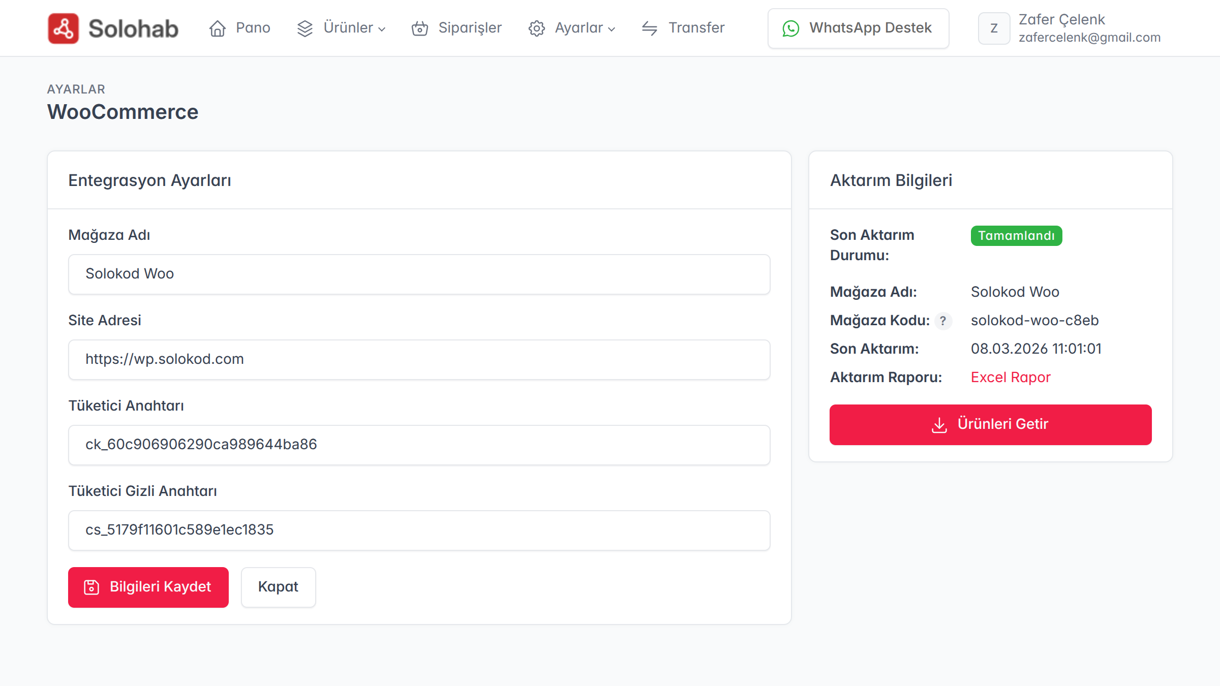 WooCommerce Mağaza Seçimi